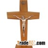 Handmade Standing Making Wooden Cross Wholesale with Crucifix