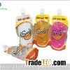Beverage Packaging 200ml Spout Pouch Custom Printed Stand Up Pouch With Spout For Liquid Products