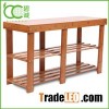 Wholesale Bamboo/Wooden Shoe Rack Bench 2-Tier Shoe Storage