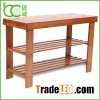 Wholesale Bamboo 2 Tier bamboo shoe rack bench