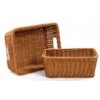 Wholesale brown home storage weaving wicker storage basket