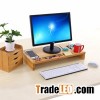 Factory Bamboo Monitor Printer Stand Riser