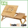 Adjustable Bamboo Portable Laptop Desk Multifunctional for b