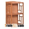 Frame Strong Bamboo 2-Tier Corner Rack Display Shelf