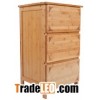 Factory bamboo bedside cabinet