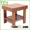Bamboo Shoes-Changing Bench with 2 tiers shelvings