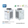 S&A CNC router chiller with water filter installed and r410a refrigerant loaded