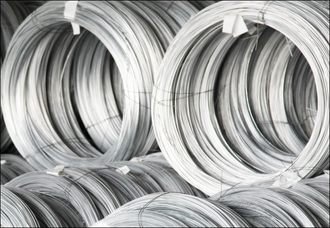 Galvanized oval wire 2.4*3.0 mm, 45# steel, min.60g/mm2 hot dipped zinc galv.
