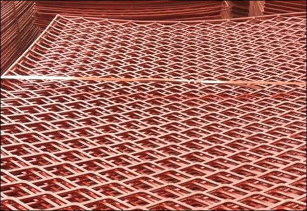 Epoxy Powder Coated Square Expanded Steel Mesh