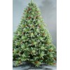 210CM PRE-LIT PE PVC MIXED CHRISTMAS TREE WITH RED BERRIES